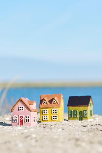 Hus för värmeljus - 3-pack - Mini Nyhavn - 10 cm - www.frokenfraken.se