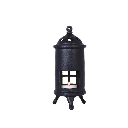 Kamin för Värmeljus - Svart - Ø8 x H18,5 cm - www.frokenfraken.se