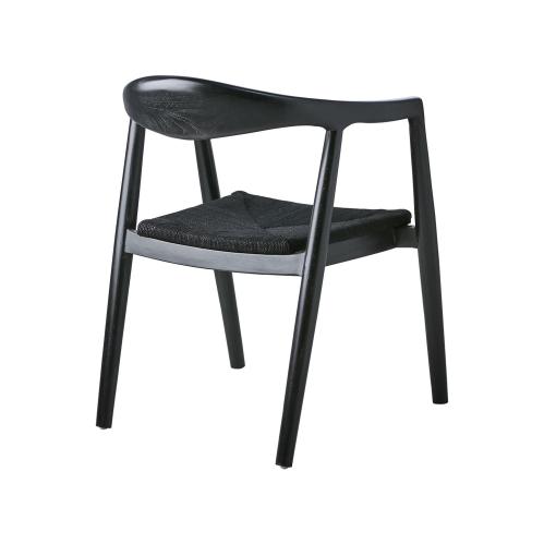 Karmstol - Svart - 60 x 46 x 43 cm - www.frokenfraken.se