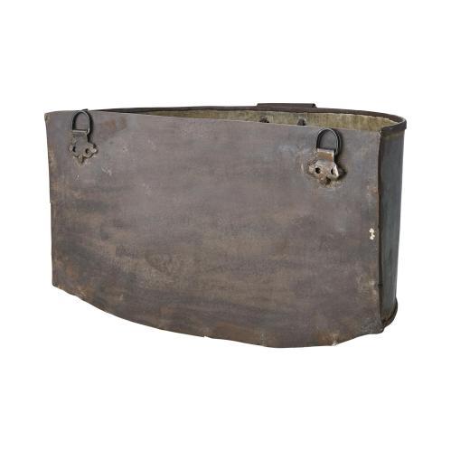 Kruka för vägg - Zink Vintage - 32 x 14 x 15 cm - www.frokenfraken.se