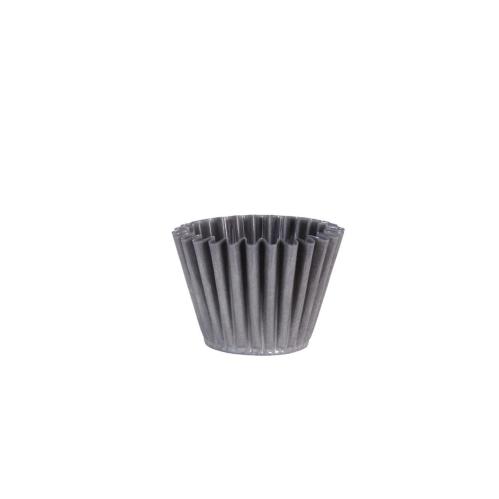 Kruka - Ronja - Grå - Ø12,5 x H8,5 cm - www.frokenfraken.se