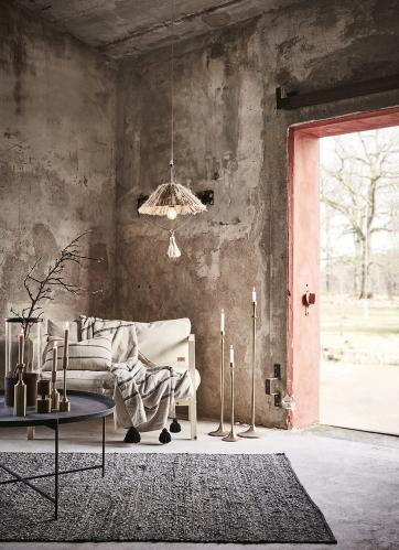 Lampskärm - Sjögräs - Ø43 x 57 cm - www.frokenfraken.se
