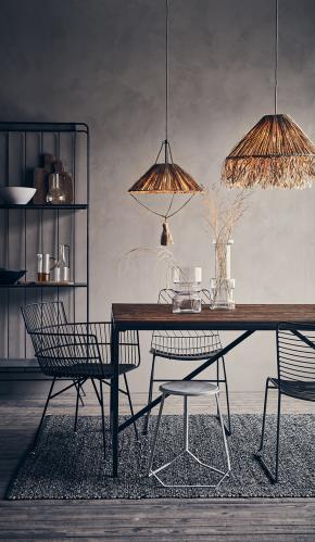 Lampskärm - Sjögräs - Ø43 x 57 cm - www.frokenfraken.se
