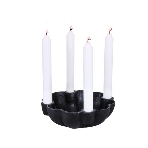 Ljushållare - Svart - L18,3 x B18,3 x D6,6 cm - www.frokenfraken.se