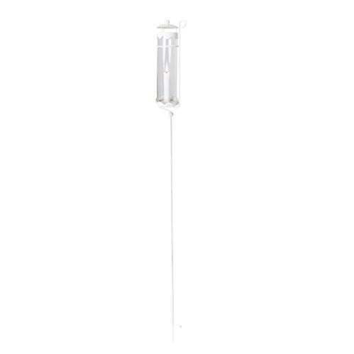 Ljuslykta på Pinne Offwhite - Vit - Ø10 x H127 cm - www.frokenfraken.se
