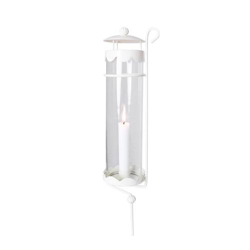 Ljuslykta på Pinne Offwhite - Vit - Ø10 x H127 cm - www.frokenfraken.se