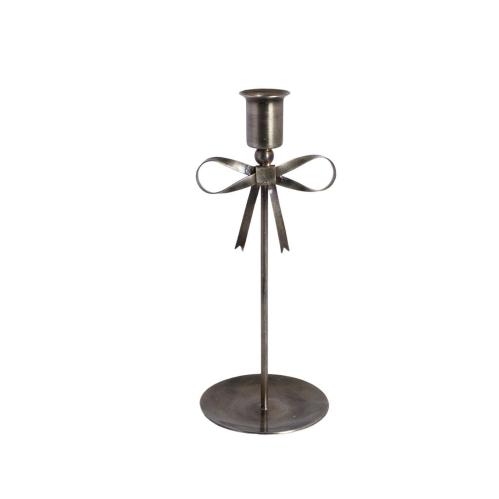 Ljusstake - Josefine - Rosett - Antik Mässing - Ø9 x H22 cm - www.frokenfraken.se