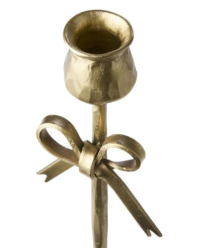 Ljusstake - Mässing - 9 x 7,5 x 30 cm - www.frokenfraken.se