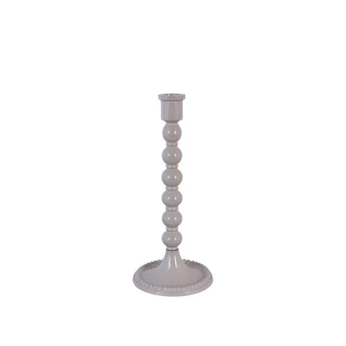 Ljusstake - Sigrid - Beige - Ø11 x H25 cm - www.frokenfraken.se