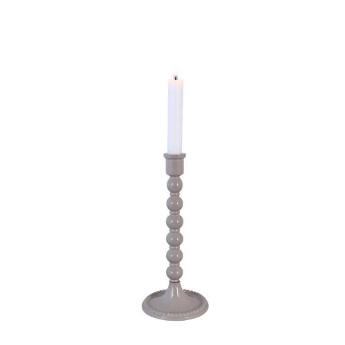 Ljusstake - Sigrid - Beige - Ø11 x H25 cm - www.frokenfraken.se