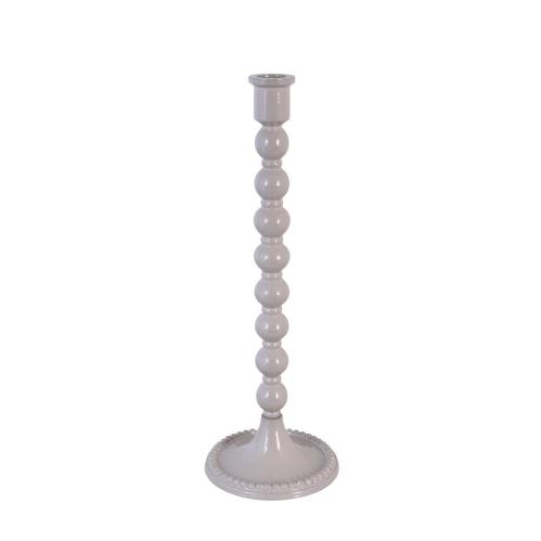 Ljusstake - Sigrid - Beige - Ø11 x H31 cm - www.frokenfraken.se