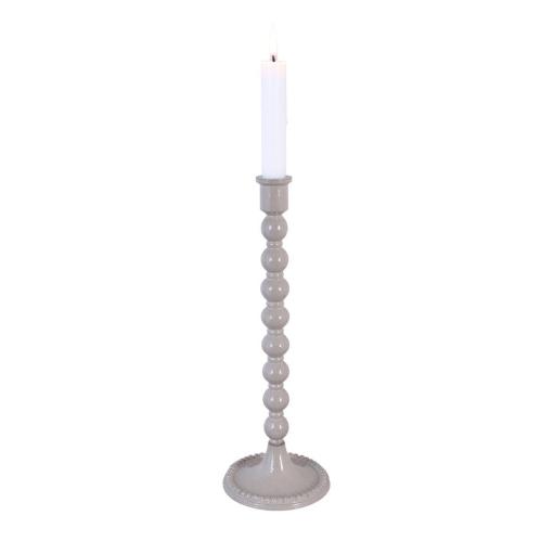 Ljusstake - Sigrid - Beige - Ø11 x H31 cm - www.frokenfraken.se