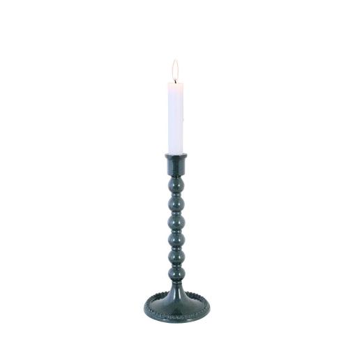 Ljusstake - Sigrid - Grön - Ø11 x H25 cm - www.frokenfraken.se