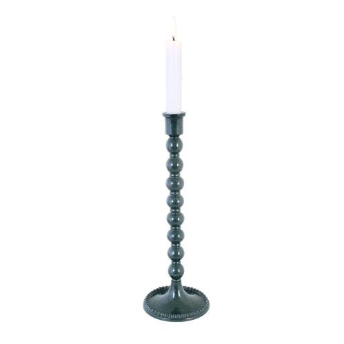 Ljusstake - Sigrid - Grön - Ø11 x H31 cm - www.frokenfraken.se
