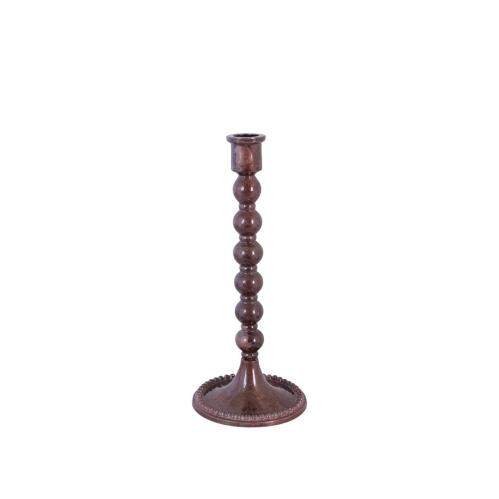 Ljusstake - Sigrid - Vinröd - Ø11 x H25 cm - www.frokenfraken.se