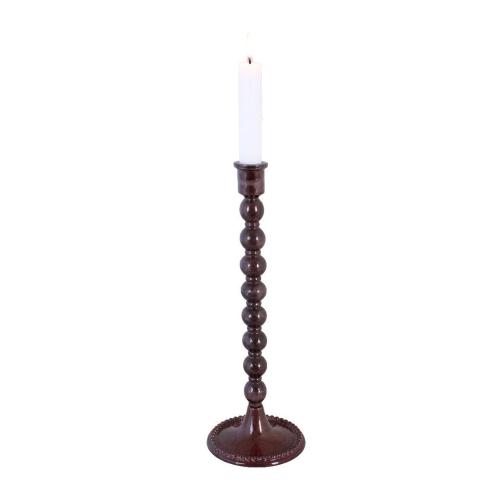 Ljusstake - Sigrid - Vinröd - Ø11 x H31 cm - www.frokenfraken.se
