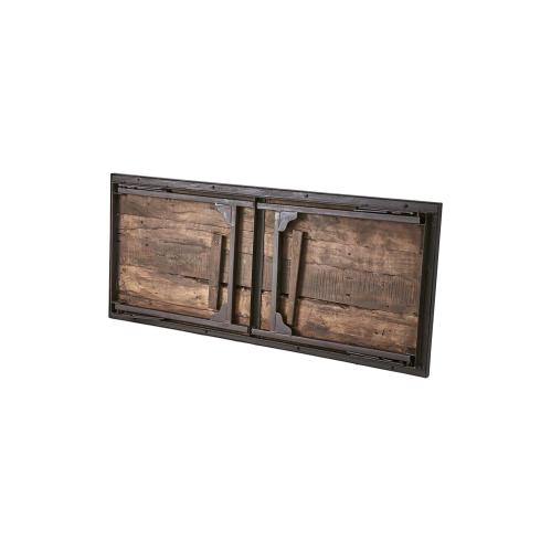 Matbord - Ihopvikbart - Gammalt trä - 150 x 62 x 72 cm - www.frokenfraken.se