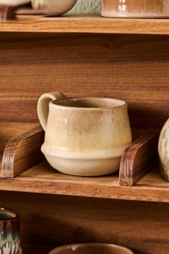 Mugg - kalmar - ljusbrun - 9 x 6,5 x 12,5 cm - www.frokenfraken.se