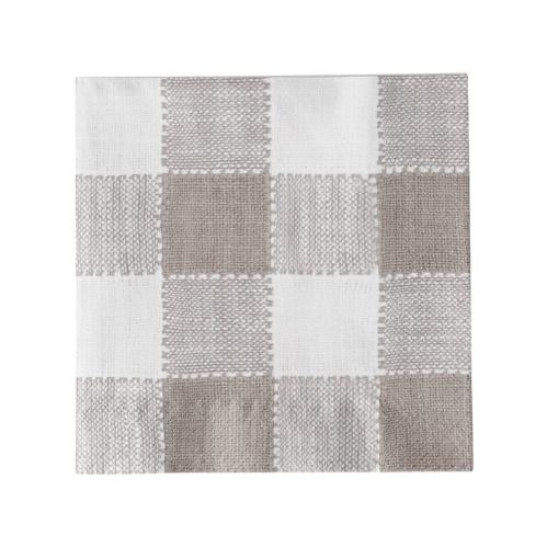 Pappersservett - Ida Ruta - Vit/Beige - L33 x B33 cm - www.frokenfraken.se