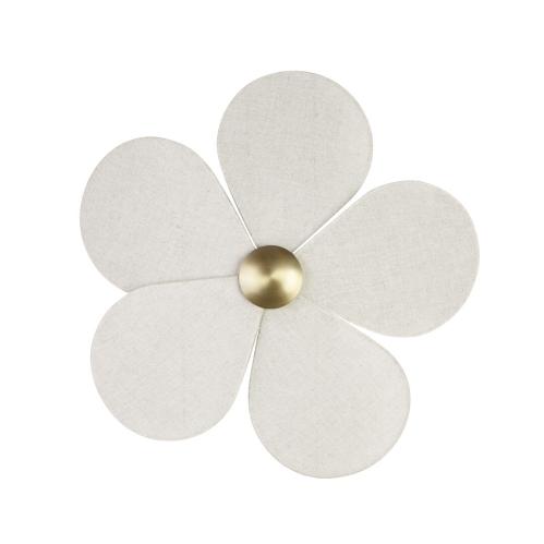 Plafond Daisy - Beige - Mässing - Ø50 x H13 cm - www.frokenfraken.se