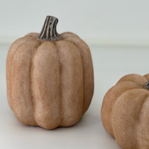 Pumpa - Antikgul - Dekoration - 14 x 16 x 14 cm - www.frokenfraken.se