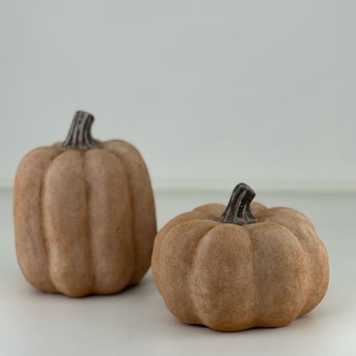 Pumpa - Antikgul - Dekoration - 15 x 11 x 15 cm - www.frokenfraken.se