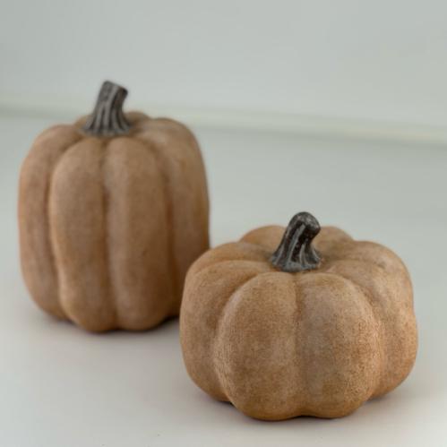 Pumpa - Antikgul - Dekoration - 15 x 11 x 15 cm - www.frokenfraken.se