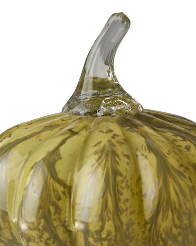 Pumpa - Gul - Glas - Ø12 x 12 cm - www.frokenfraken.se