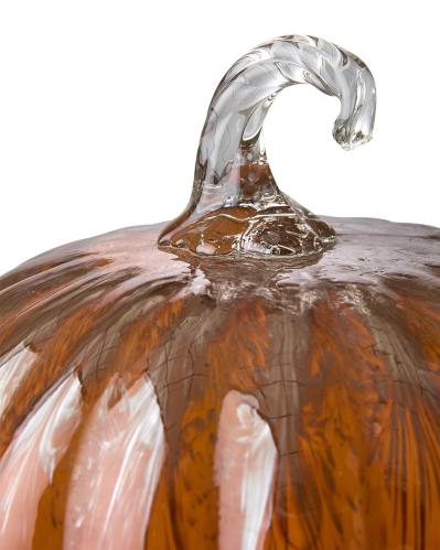 Pumpa - Orange - Glas - Ø19 x 16 cm - www.frokenfraken.se
