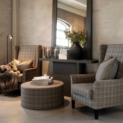 Pläd - Sibirian Wolf - Brun - Fuskpäls - 150 cm - www.frokenfraken.se