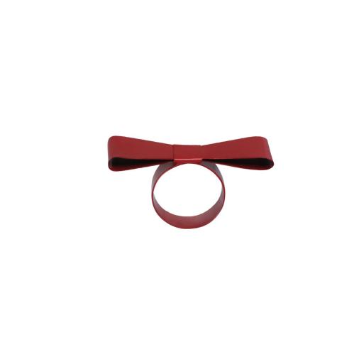 Servettring - Rosett - Röd - B8 x H2 cm - www.frokenfraken.se