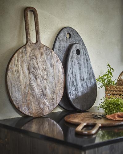 Skärbräda M - Brun - 50 x 32 cm - www.frokenfraken.se