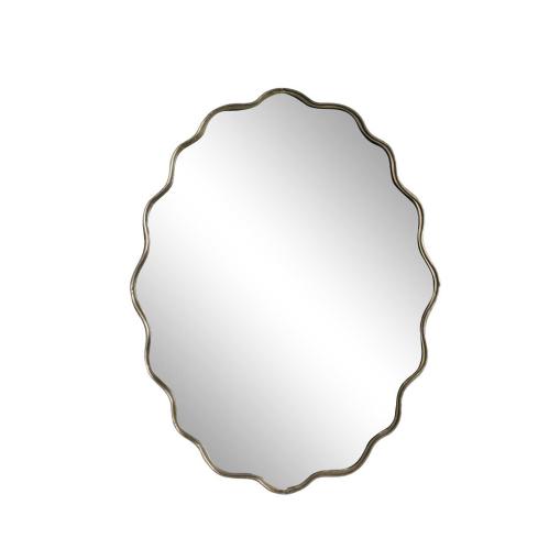Spegel - Jonna - Liten - Antik Mässing - L51 x B39 cm - www.frokenfraken.se