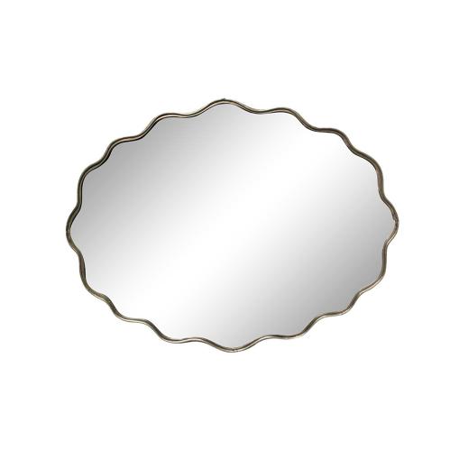 Spegel - Jonna - Liten - Antik Mässing - L51 x B39 cm - www.frokenfraken.se
