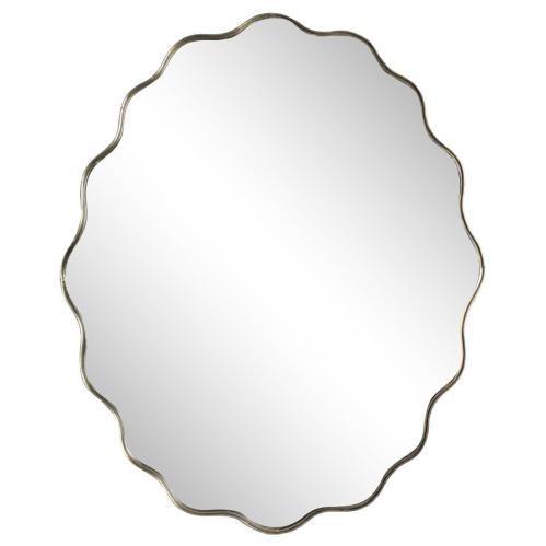 Spegel - Jonna - Stor - Antik Mässing - L68 x B55 cm - www.frokenfraken.se
