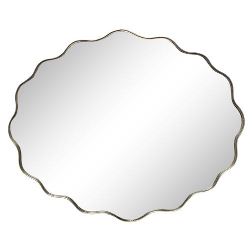 Spegel - Jonna - Stor - Antik Mässing - L68 x B55 cm - www.frokenfraken.se