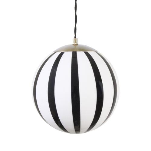 Taklampa - Alba - Opal - Stor - Vit/Svart - Ø28,5 x H30 cm - www.frokenfraken.se