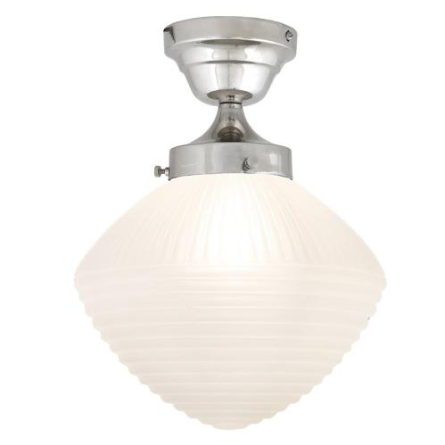 Taklampa - Alfred - Silver, Vit - Ø24 x H37 cm - www.frokenfraken.se