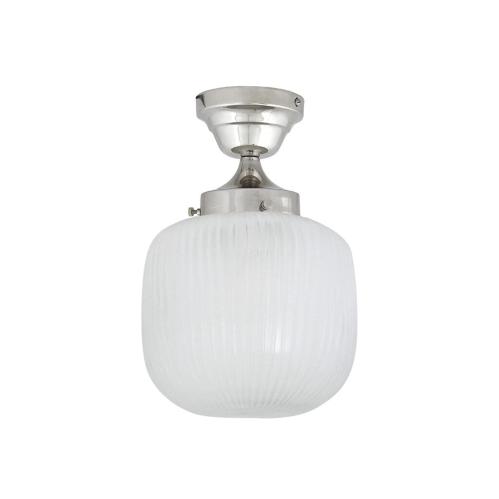 Taklampa - Eli - Liten - Silver, Vit - Ø22 x H31 cm - www.frokenfraken.se