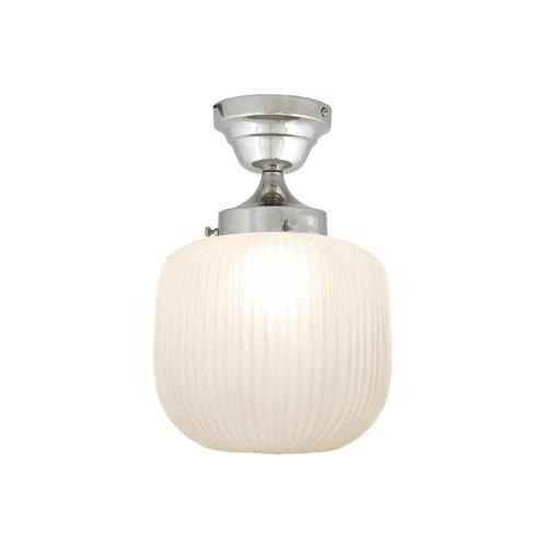 Taklampa - Eli - Liten - Silver, Vit - Ø22 x H31 cm - www.frokenfraken.se