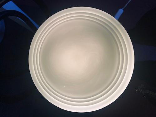 Taklampa - Hulda - Mässing, Vit - Ø24 x H17 cm - www.frokenfraken.se