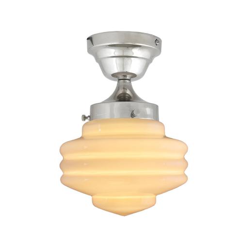 Taklampa - Valter - Silver/ Beige - Ø20 x H29 cm - www.frokenfraken.se