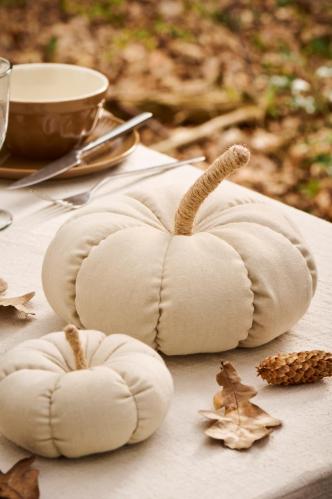 Tygpumpa - naturfärgad - 20 cm - www.frokenfraken.se