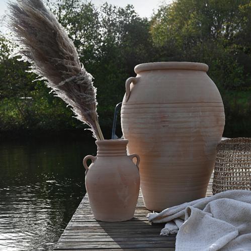 Urna Stor - Ljus Terrakotta - Ø50 x 75 cm - www.frokenfraken.se