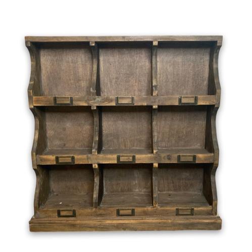 Vägghylla - Brun - 61 x 62,5 x 17 cm - www.frokenfraken.se