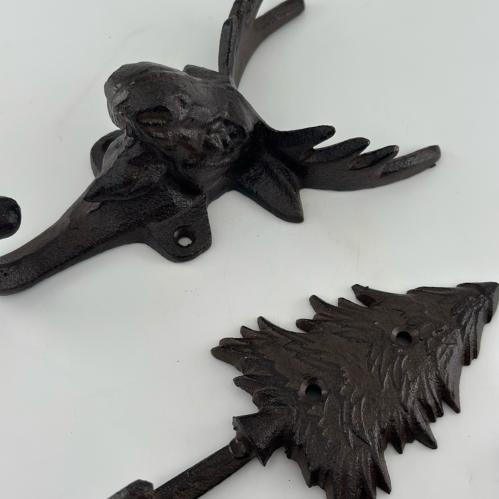 Väggkrok - hjort- 10 x 16 x 7 cm - www.frokenfraken.se
