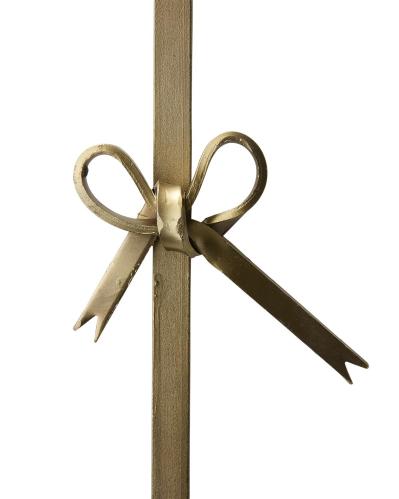 Väggljushållare L - Mässing - 10 x 57 x 14 cm - www.frokenfraken.se