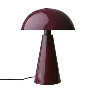 Bordslampa - Svamp Burgundy - Ø30 x 45 cm - www.frokenfraken.se