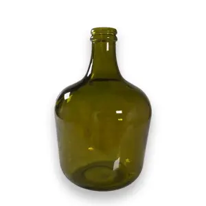 Glasflaska - Damejeanne - Grön - Ø27 x 42 cm - www.frokenfraken.se