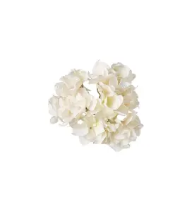 Hortensia med clips - Cream - 10 cm - www.frokenfraken.se